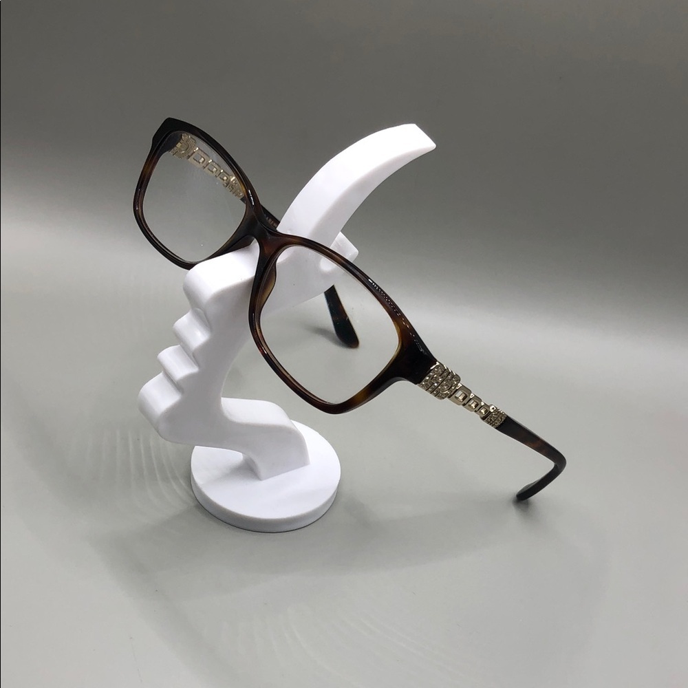 BVLGARI 4061 Brown Tortoise Rectangle Eyeglasses Glasses Frames 52-16-140 FLAW